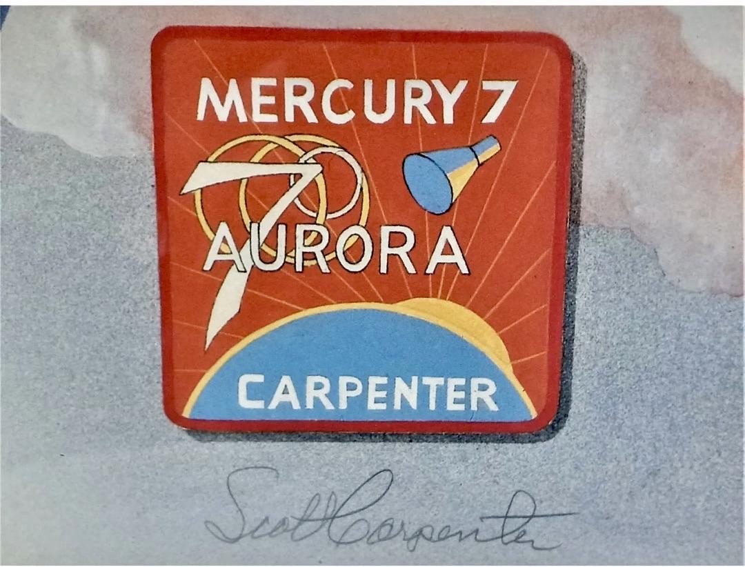 Mercury 7 signed limited edition 25x35 lithograph (1270/1500) *RARE*