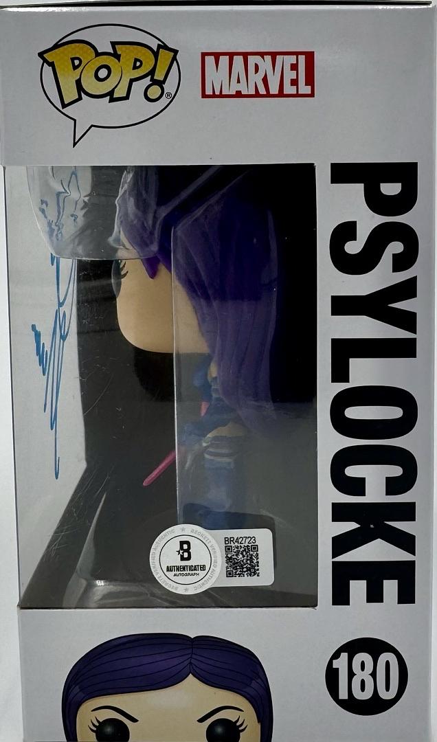 Olivia Munn Signed Funko Pop #180 Psylocke X-Men - Beckett COA
