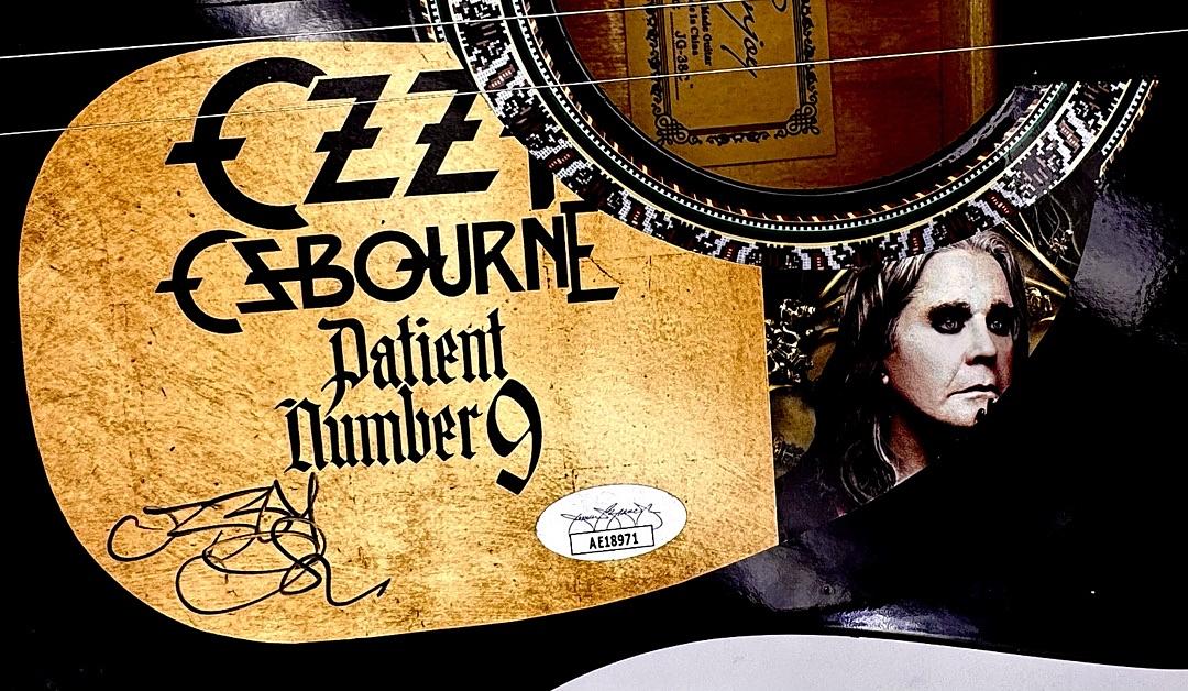 Ozzy Osbourne signed guitar - JSA COA