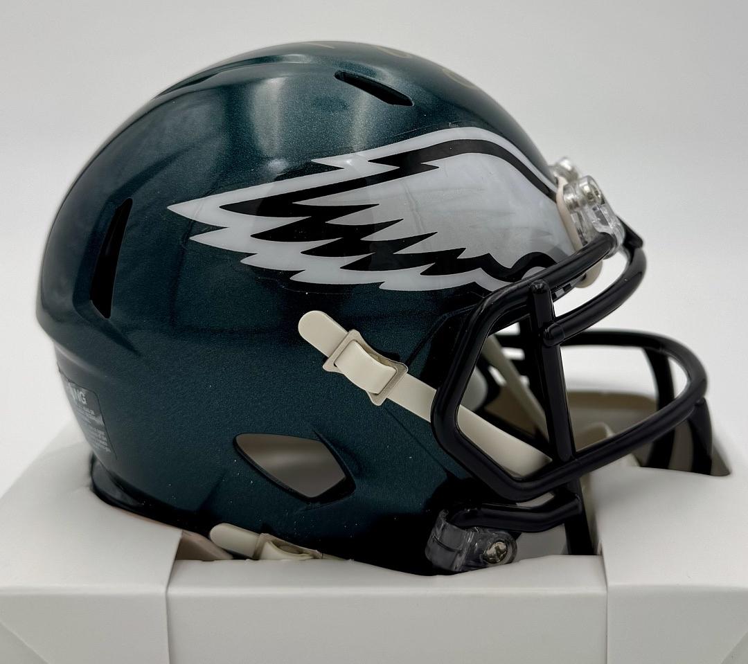 Mark Wahlberg signed Eagles mini-helmet (Invincible) - JSA COA