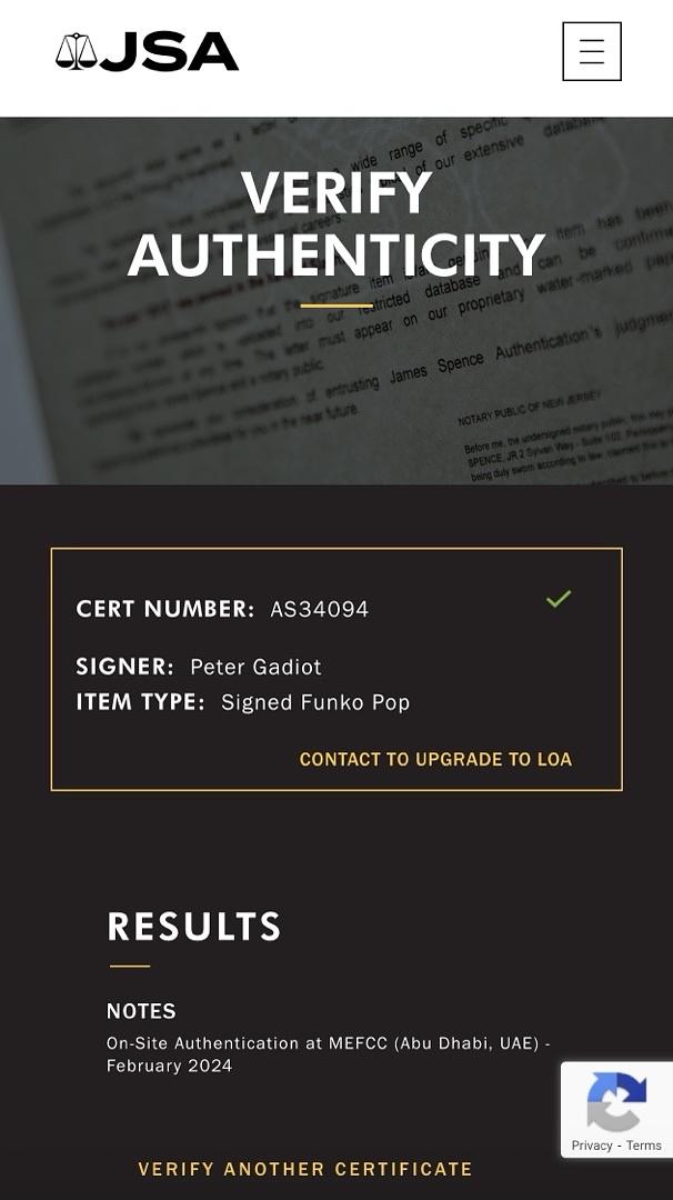 Oscar Isaac Signed Funko Pop #272 (Moonknight) w/character name - JSA COA