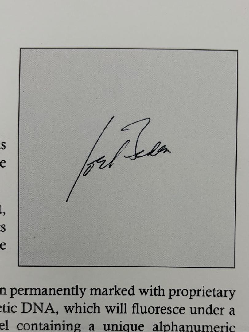 Joe Biden signed "withdrawal" letter - PSA/DNA LOA ***RARE***