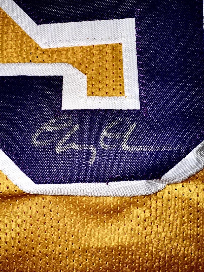 Chevy Chase (Fletch) signed Lakers Jersey - JSA COA