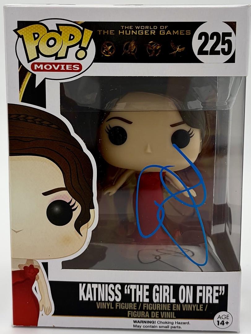 Jennifer Lawrence signed Hunger Games Funko #225 - Beckett COA *RARE*