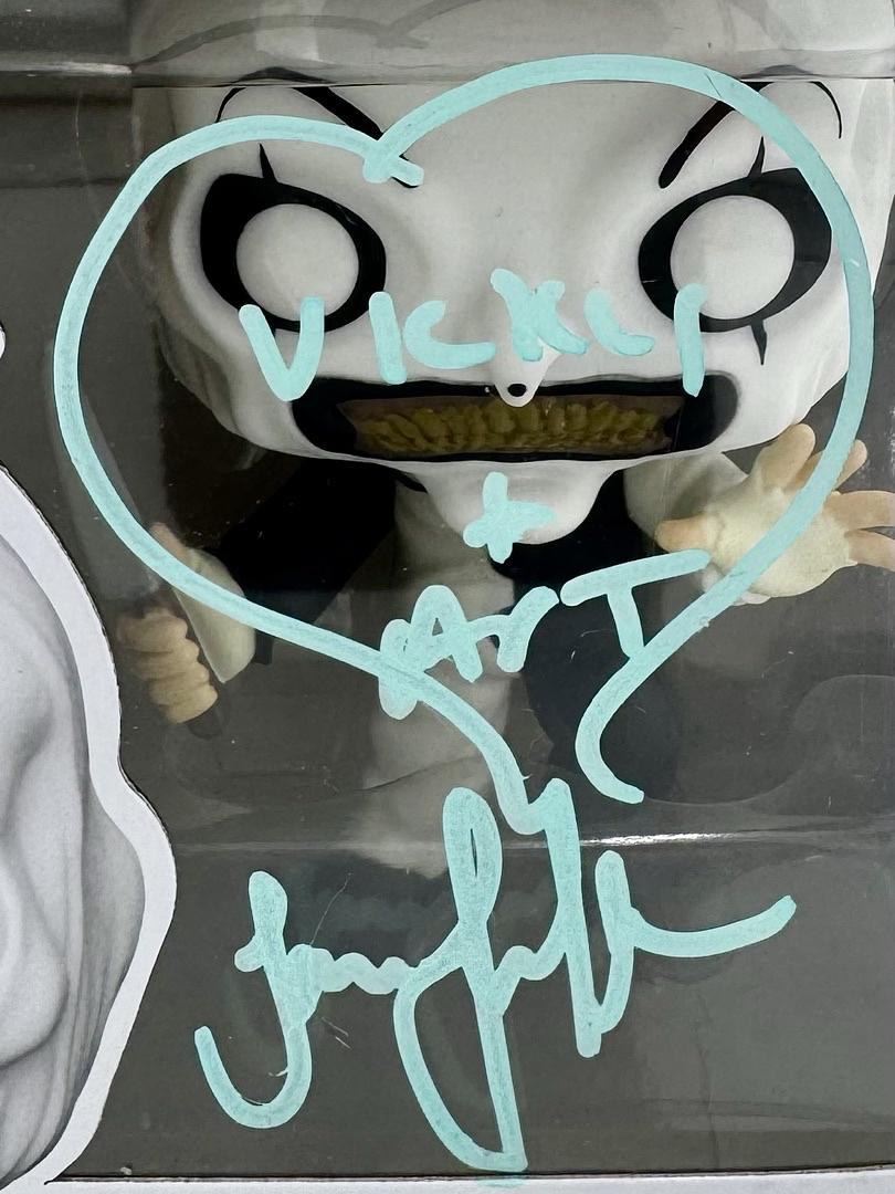 Samantha Scaffidi signed Funko #1590 "Art the Clown" - SWAU COA