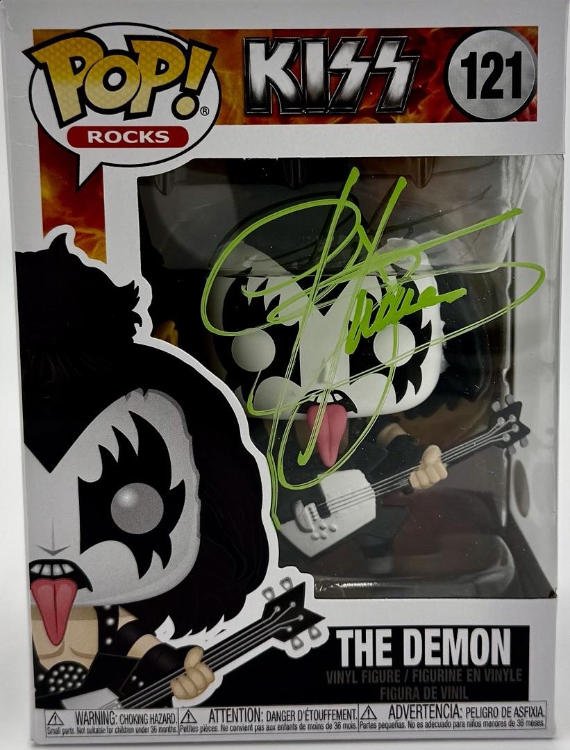 Gene Simmons (KISS) signed Funko Pop #121 - JSA COA