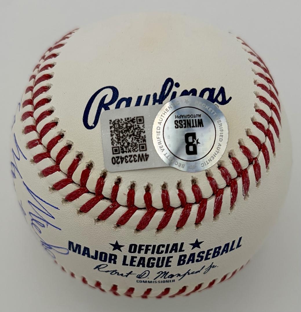 Chaz Palminteri signed baseball w/long quote - Beckett COA