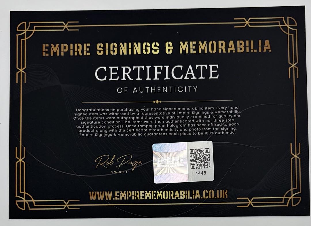 David Bradley Signed Funko Pop #101 Argus Filch (Harry Potter) w/character name - SWAU (Copy)