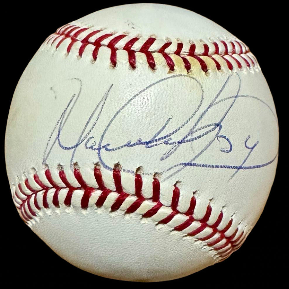 Manny Ramirez Autographed Rawlings ROMLB Baseball (Selig) - JSA COA