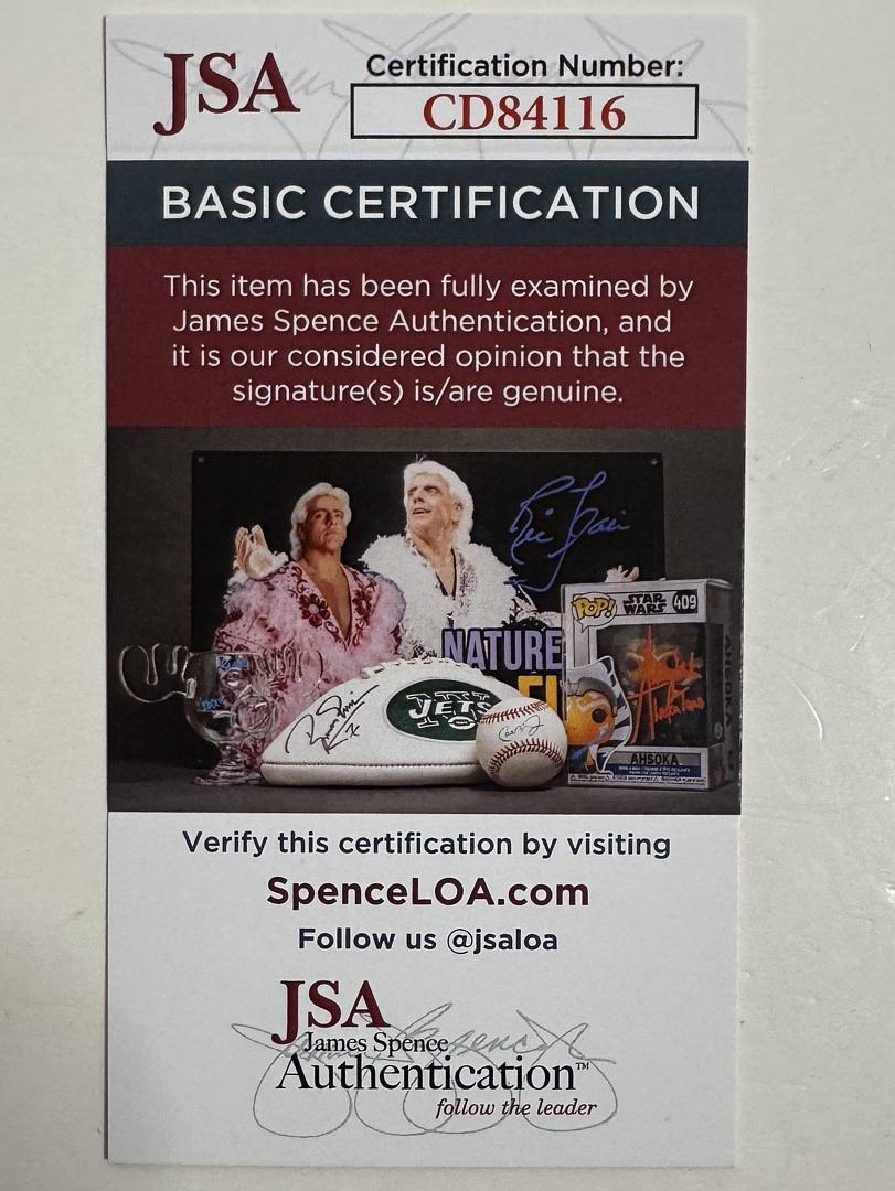 George HW Bush and Gerald Ford signed 8x10 JSA COA