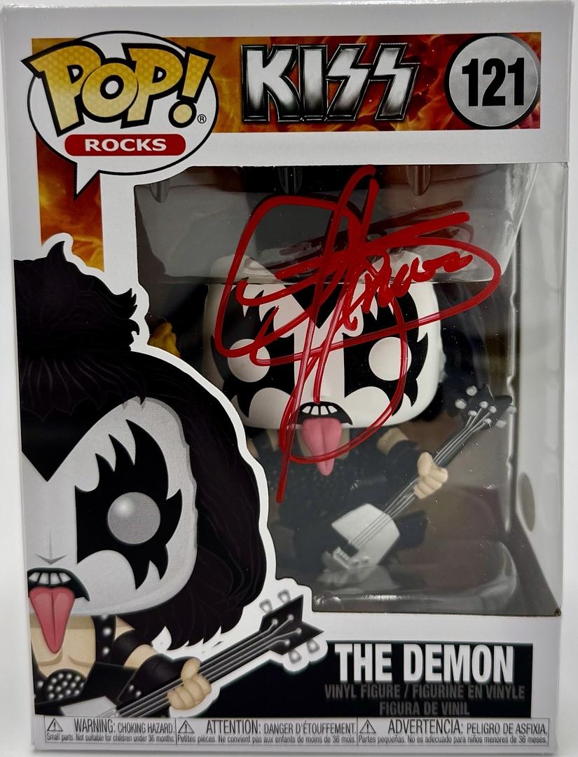 Gene Simmons (KISS) signed Funko Pop #121 - JSA COA