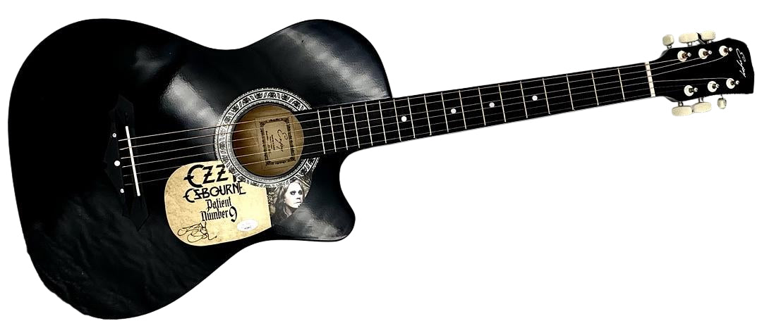 Ozzy Osbourne signed guitar - JSA COA