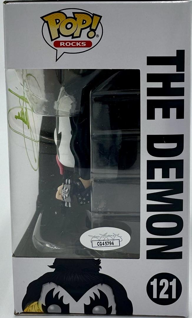 Gene Simmons (KISS) signed Funko Pop #121 - JSA COA