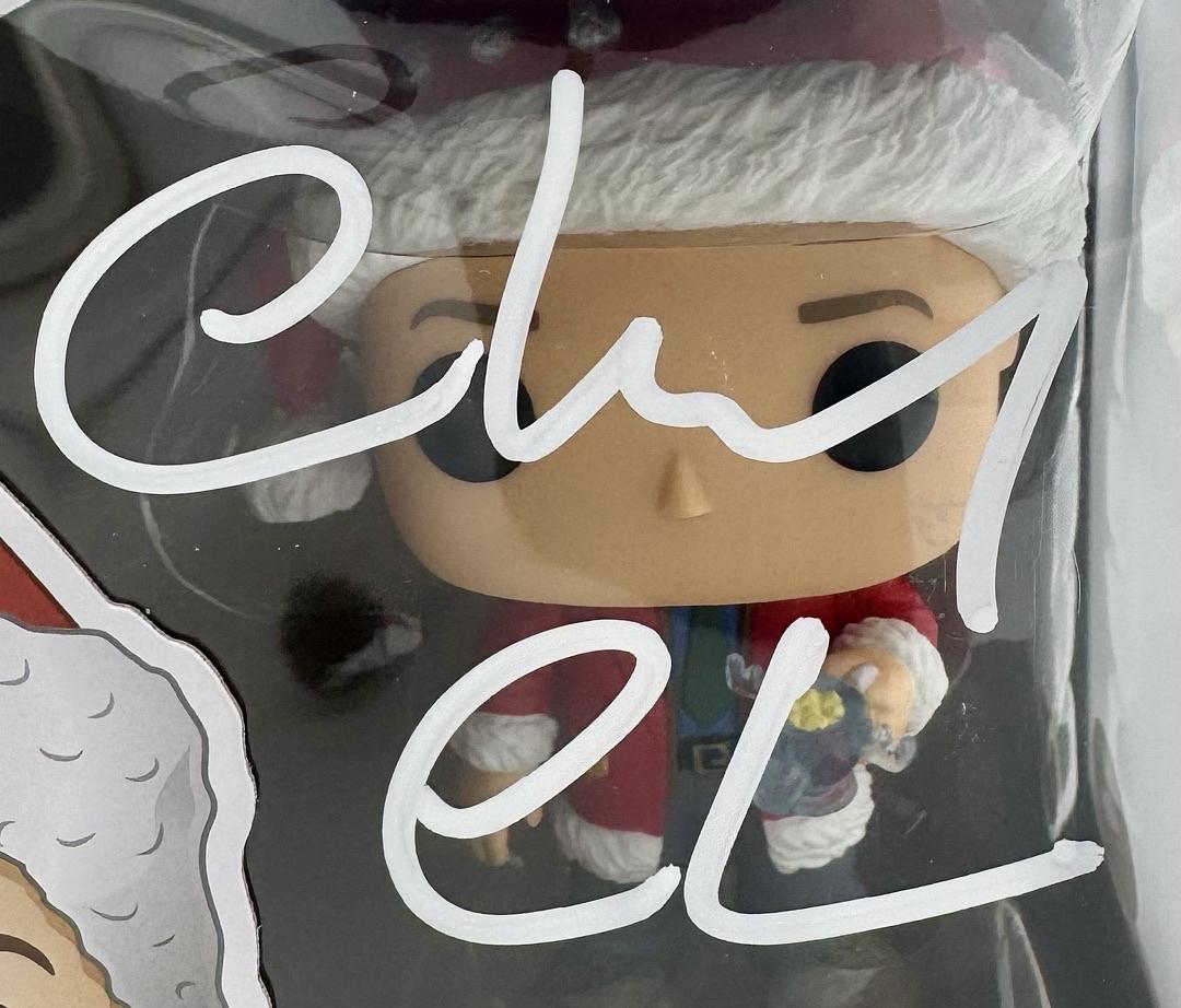 Chevy Chase Signed Funko Pop #242 Clark Griswold (Christmas Vacation) - JSA COA