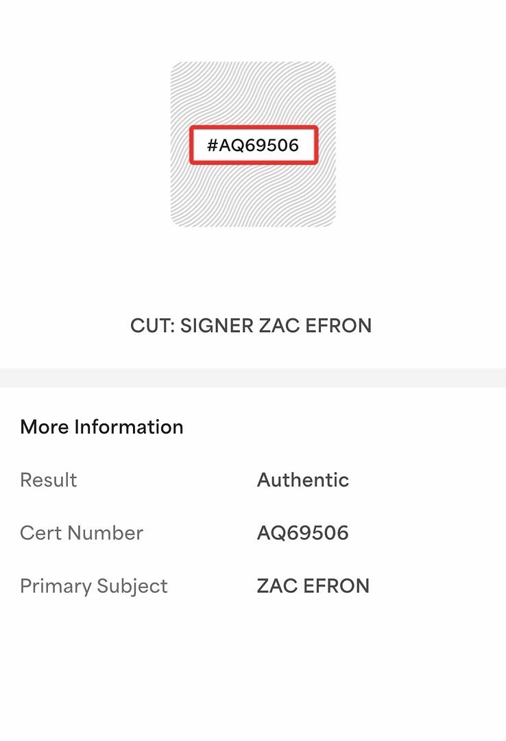 Zac Efron signed "Phillip Carlyle" signed Funko #828 (The Greatest Showman) - PSA COA