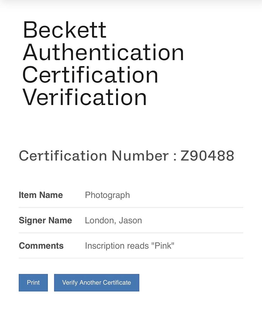 Jason London signed 8x10 (Dazed and Confused) - Beckett