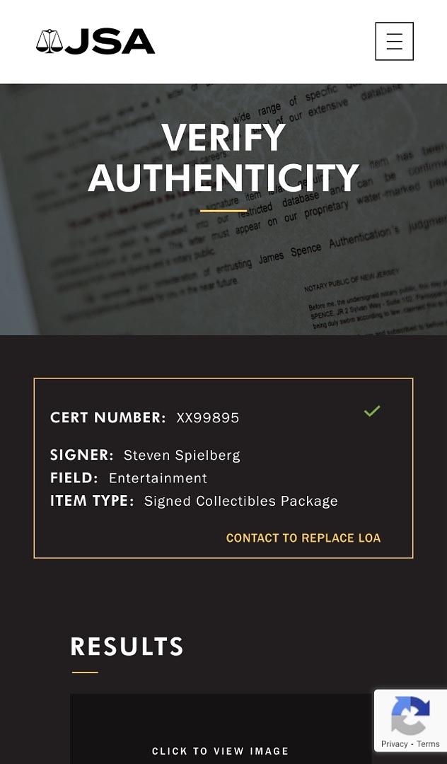 Steven Spielberg signed Funko #1252 "E.T." *VERY RARE* - JSA COA