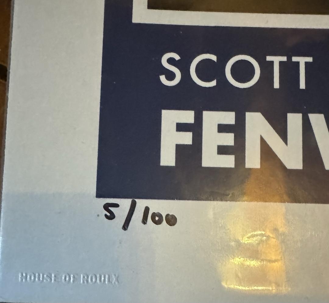 Bill Lee signed 18x25 Limited Edition (5/100) print Scott Listfield "Fenway" JG Authentics