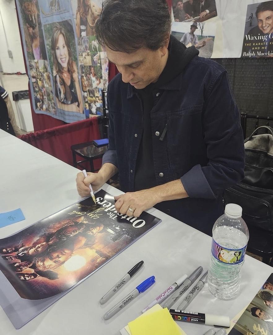 Ralph Macchio C. Thomas Howell signed 11x17 (The Outsiders) - JSA COA