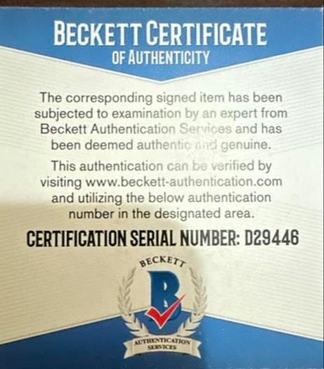 Daniel Craig (James Bond) signed w/rare full signature 11x14 - Beckett COA