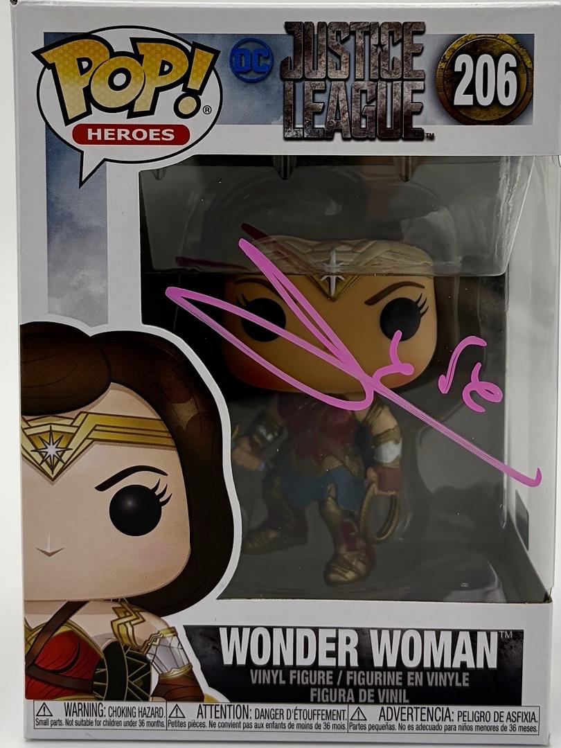 Gal Gadot Signed Funko Pop #206 Wonder Woman - Celebrity Authentics COA