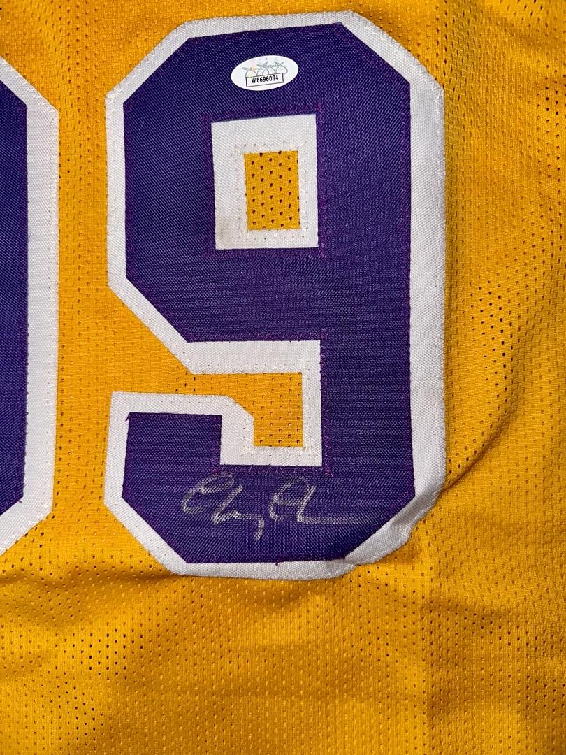 Chevy Chase (Fletch) signed Lakers Jersey - JSA COA