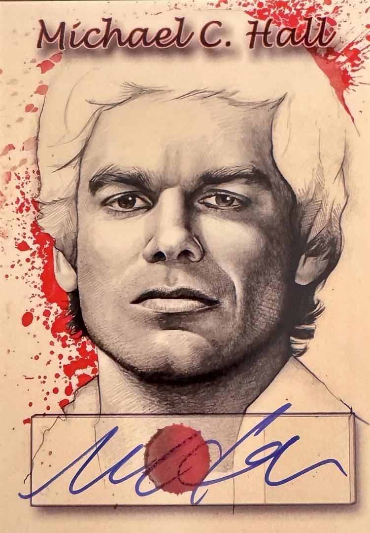 Michael C. Hall signed limited edition (/100) Dexter Card - Zobie COA