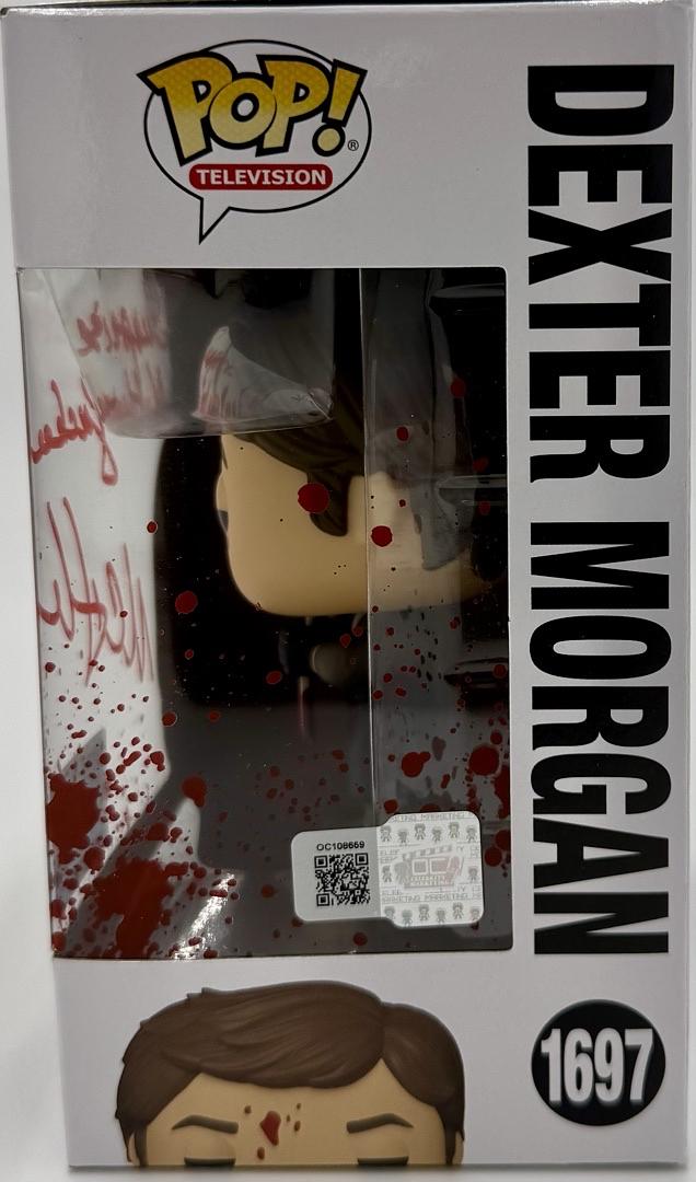 Michael C. Hall signed Funko #1697 w/quote - OC Celebrity Marketing