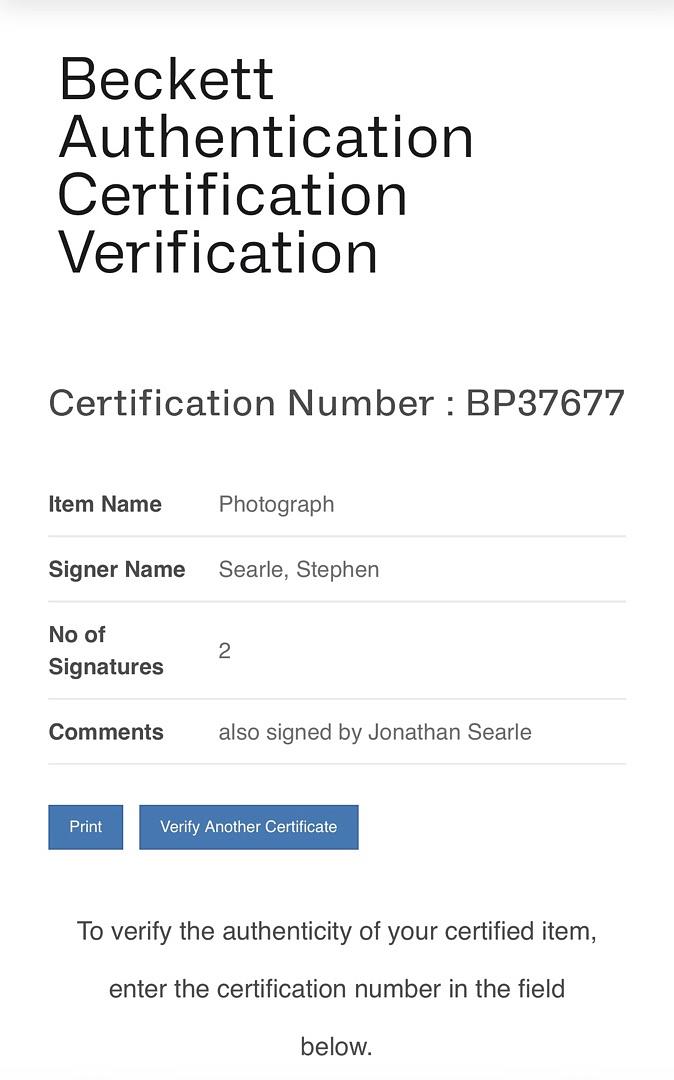 Stephen Searle & Jonathan Searle Signed 8x10 Photo (Jaws) *RARE* - Beckett COA