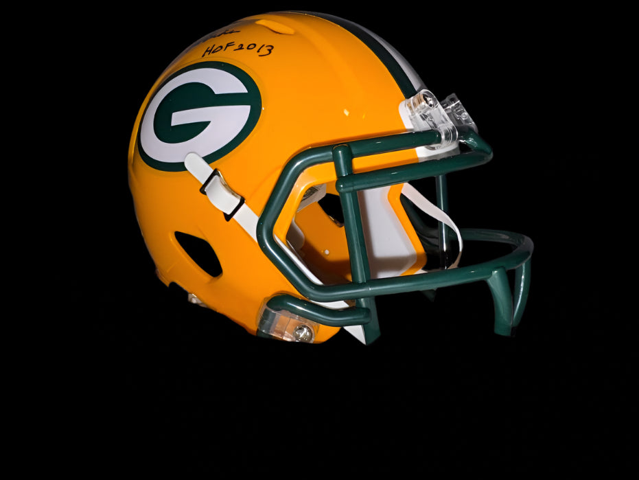 Dave Robinson (Packers) signed mini-helmet w/HOF inscription - Schwartz COA