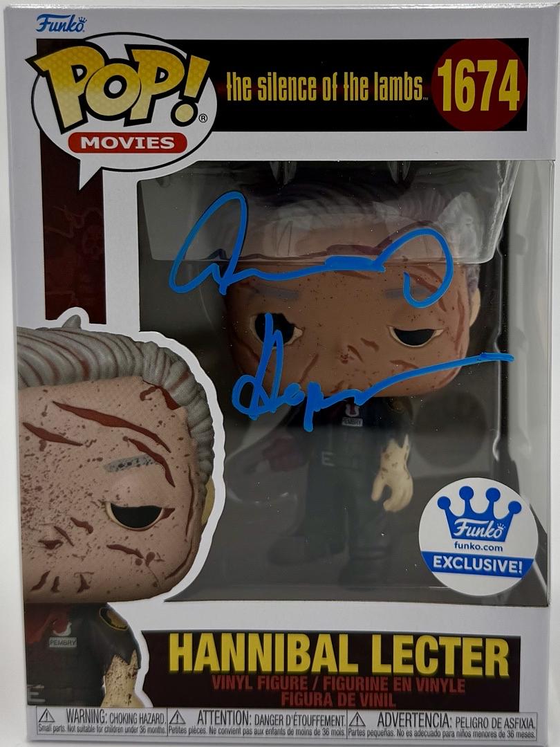 Anthony Hopkins Signed Funko Pop #1674 Hannibal Lecter (Silence Of The Lambs) - Beckett and Everest COA's