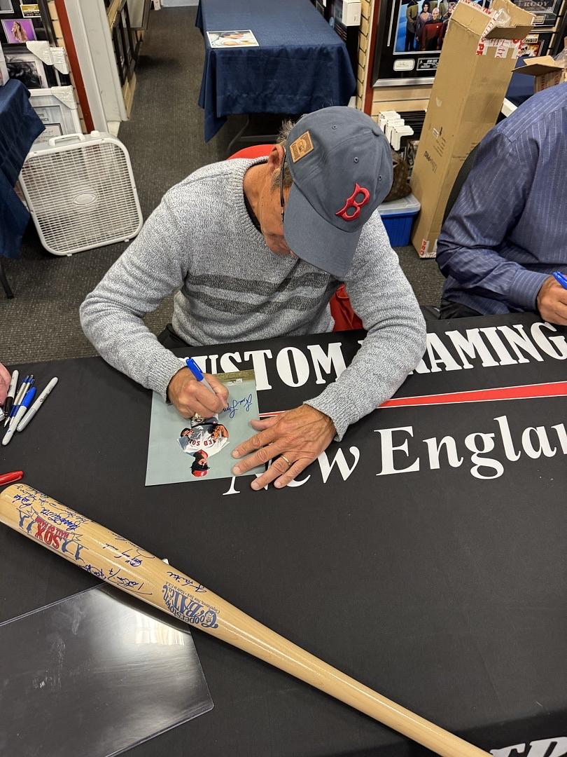 Fred Lynn Signed 8x10 Photo New England Picture