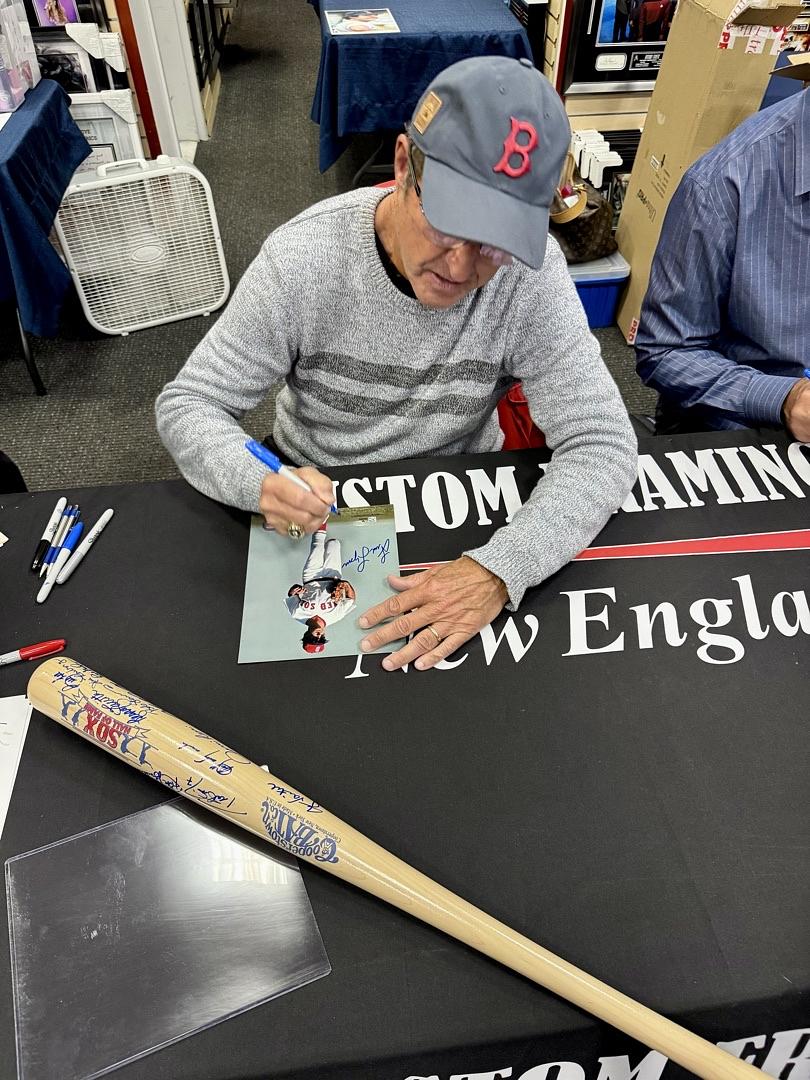Fred Lynn Signed 8x10 Photo New England Picture