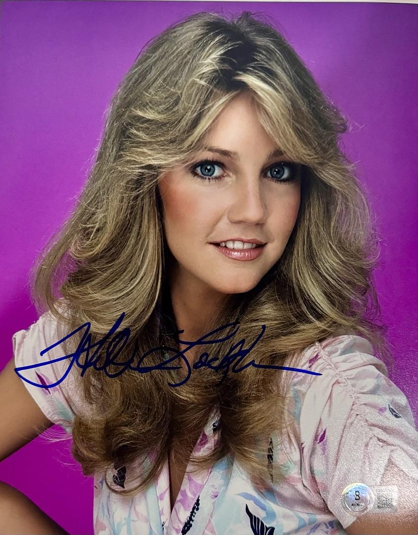 Heather Locklear Signed 8x10 Photo - Beckett COA