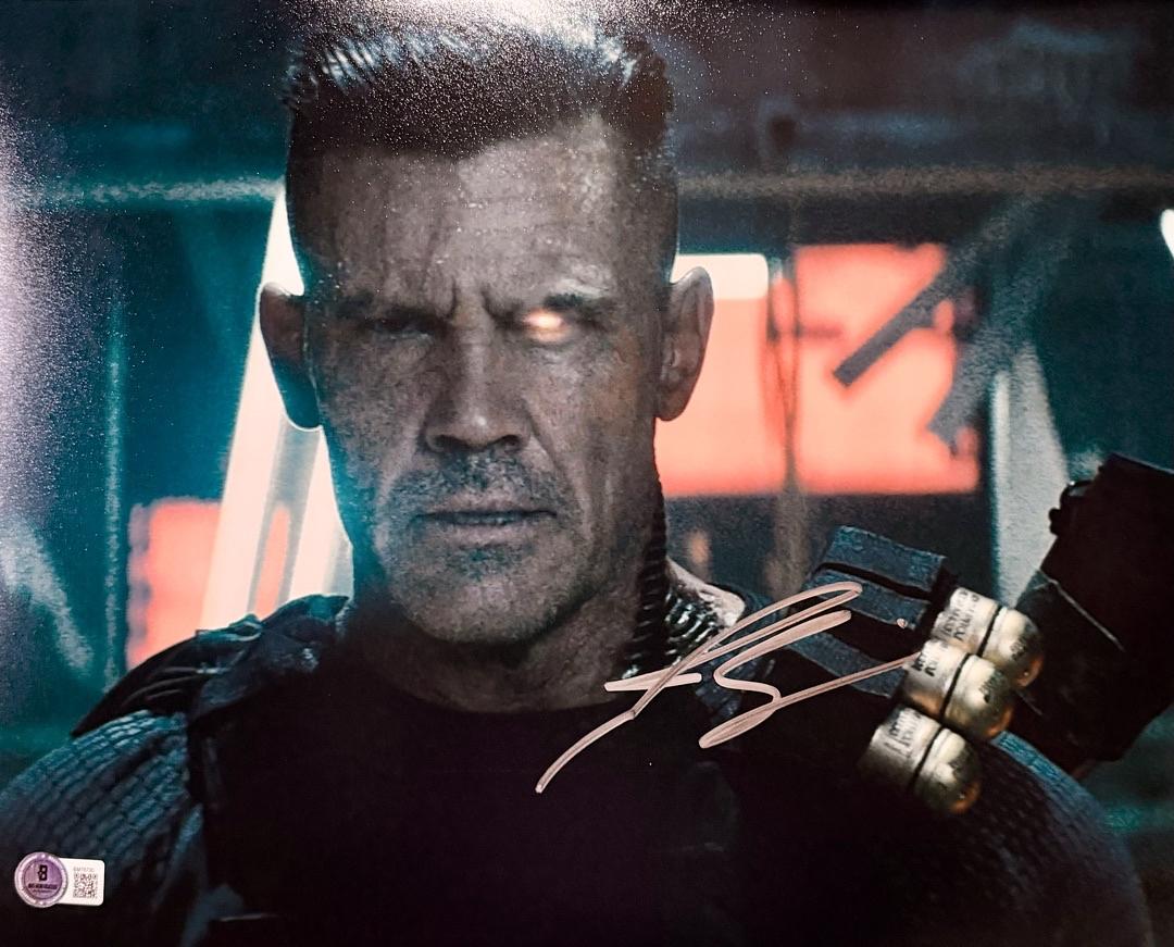 Josh Brolin Signed 8x10 Photo Cable (Deadpool) - Beckett COA