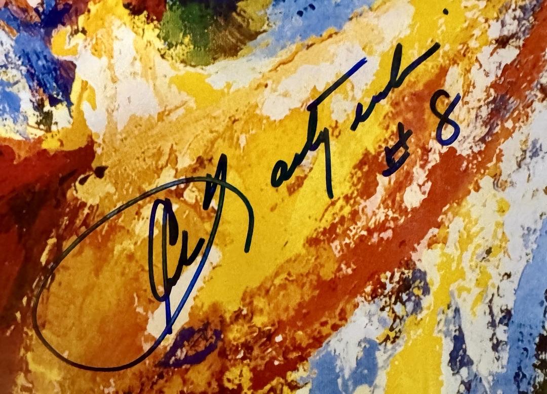 Carl Yastrzemski & LeRoy Neiman Signed Triple Crown Anniversary Framed 11x14 Red Sox Print Beckett COA w/full letter of authenticity.