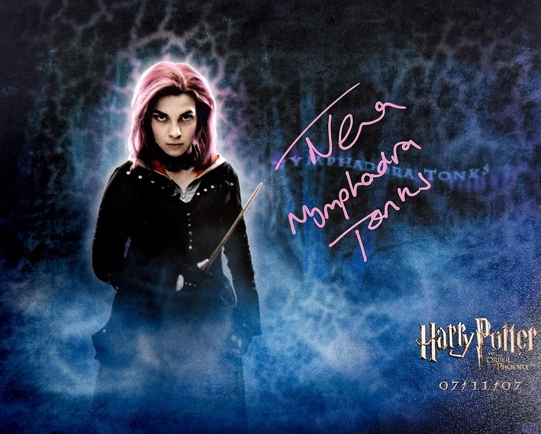Natalia Tena Signed 8x10 Photo Nymphadora Tonks (Harry Potter) - JSA COA