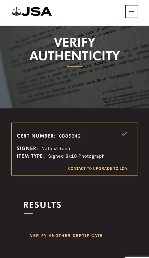 Natalia Tena Signed 8x10 Photo Nymphadora Tonks (Harry Potter) - JSA COA