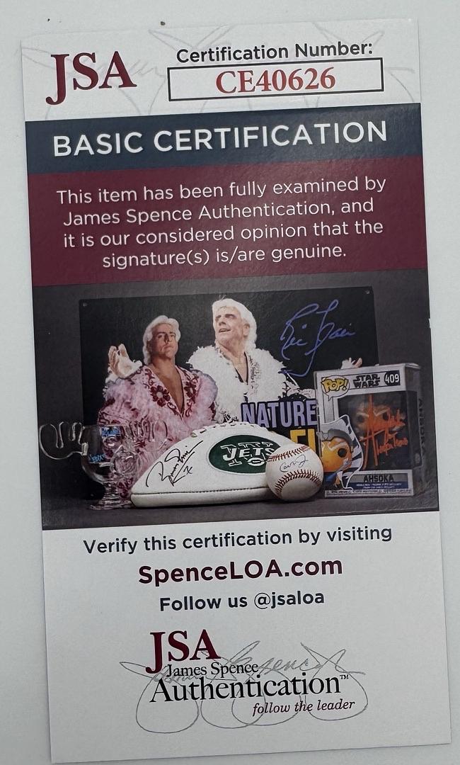 Florence Pugh signed "Yelena" Funko Pop #1213 (Hawkeye) - JSA COA