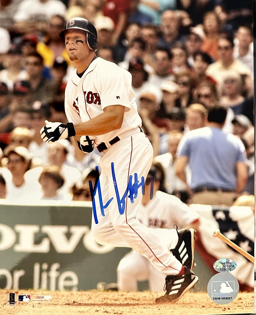 Gabe Kapler (Red Sox) signed 8x10 Sureshot COA