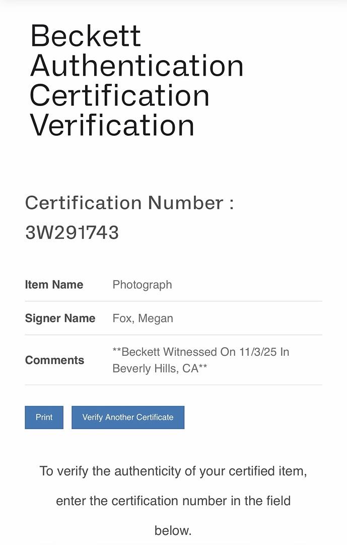 Megan Fox sexy signed 11x14 - Beckett COA