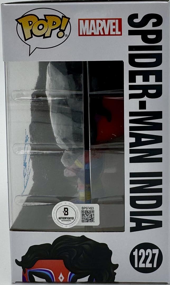 Karen Soni signed "Spider Man India" Funko #1227 (Spider Man) - Beckett COA