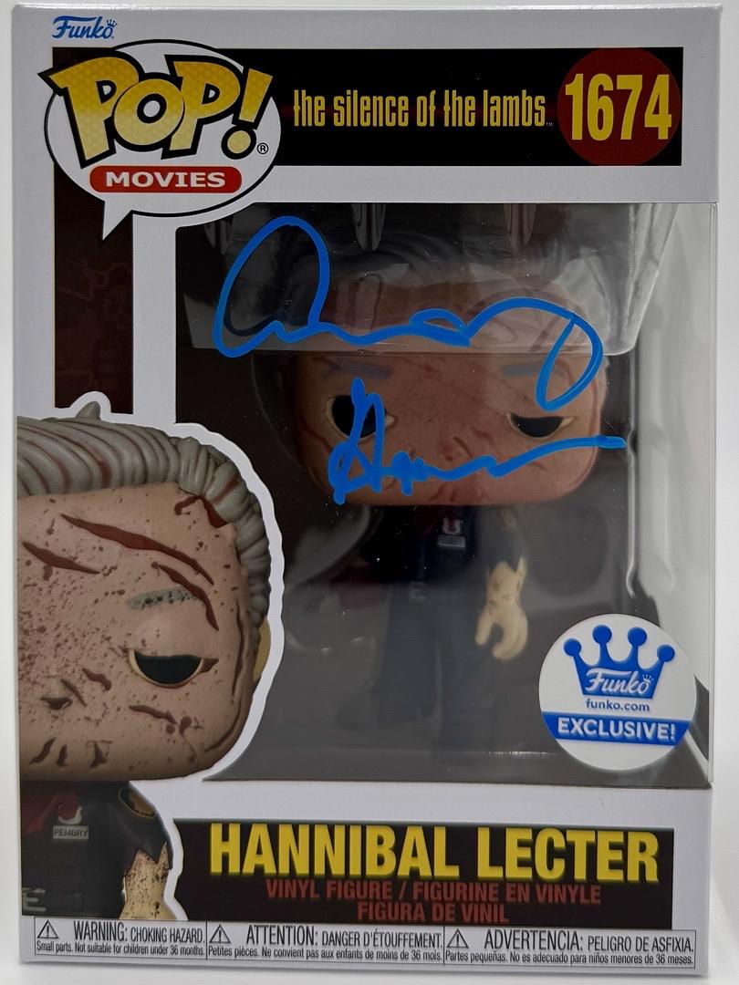 Anthony Hopkins Signed Funko Pop #1674 Hannibal Lecter (Silence Of The Lambs) - Beckett and Everest COA's