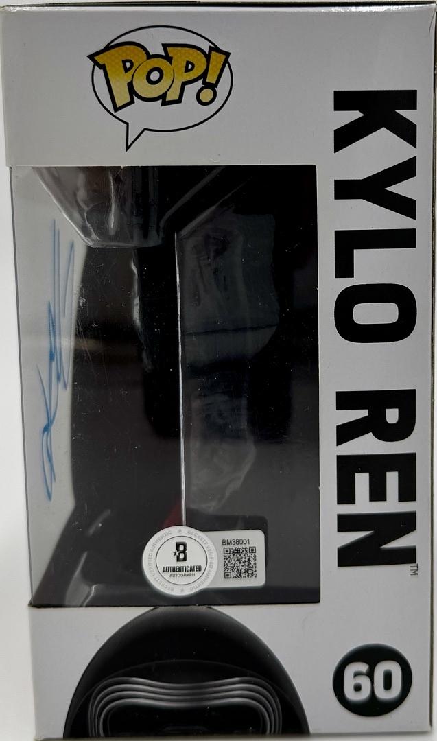 Christian Slater signed Funko Pop #60 "Kylo Ren" (Star Wars) - Beckett COA