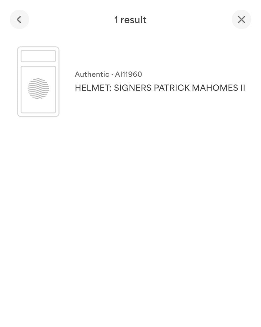 Patrick Mahomes Signed Autographed Full-Size Speed Replica Helmet - PSA COA