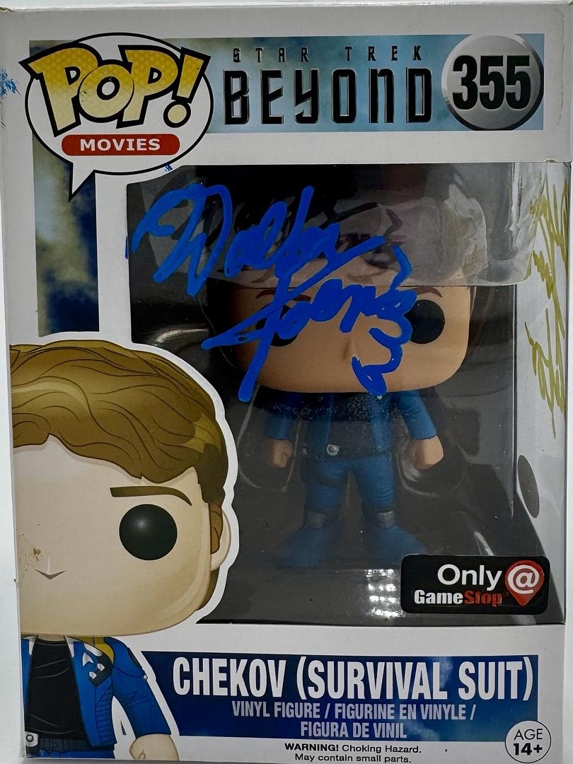 Walter Koenig signed "Chekov" Funko #355 w/FULL character name - JSA COA