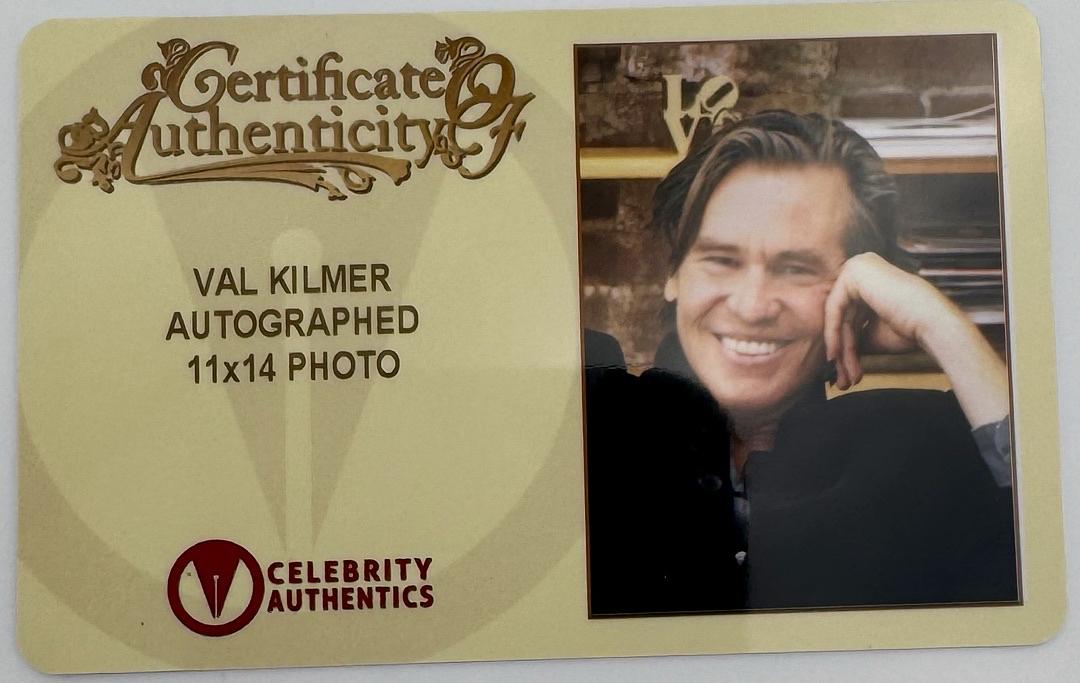Val Kilmer signed 11x14 (Batman) - Celebrity Authentics COA