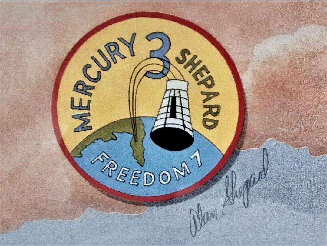 Mercury 7 signed limited edition 25x35 lithograph (1270/1500) *RARE*