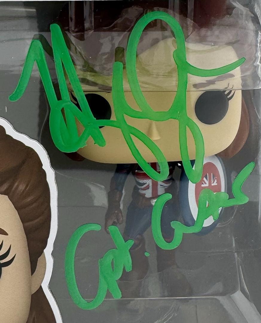 Hayley Atwell Signed Funko Pop #870 Captain Carter (WHAT IF...?) - SWAU COA