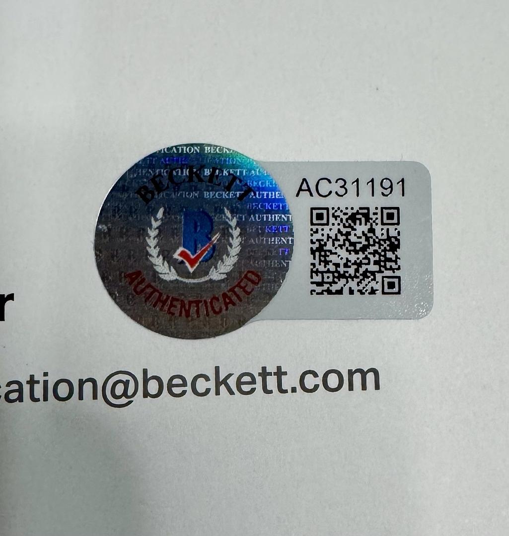 Sylvester Stallone (Eagles) signed mini-helmet *RARE* Beckett COA w/full letter of authenticity